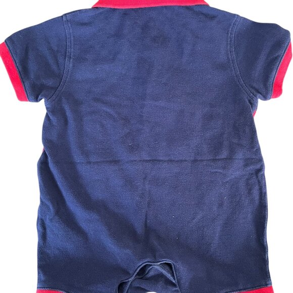 Vintage Little Big Dogs Romper Boys Toddler 12-18m "Bad Dog" Embroidered 90s - Picture 7 of 9